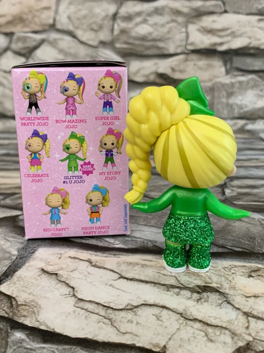 Glitter #1 U JoJo Siwa World Mystery Figure Series 3 Doll Metallic Chase Rare